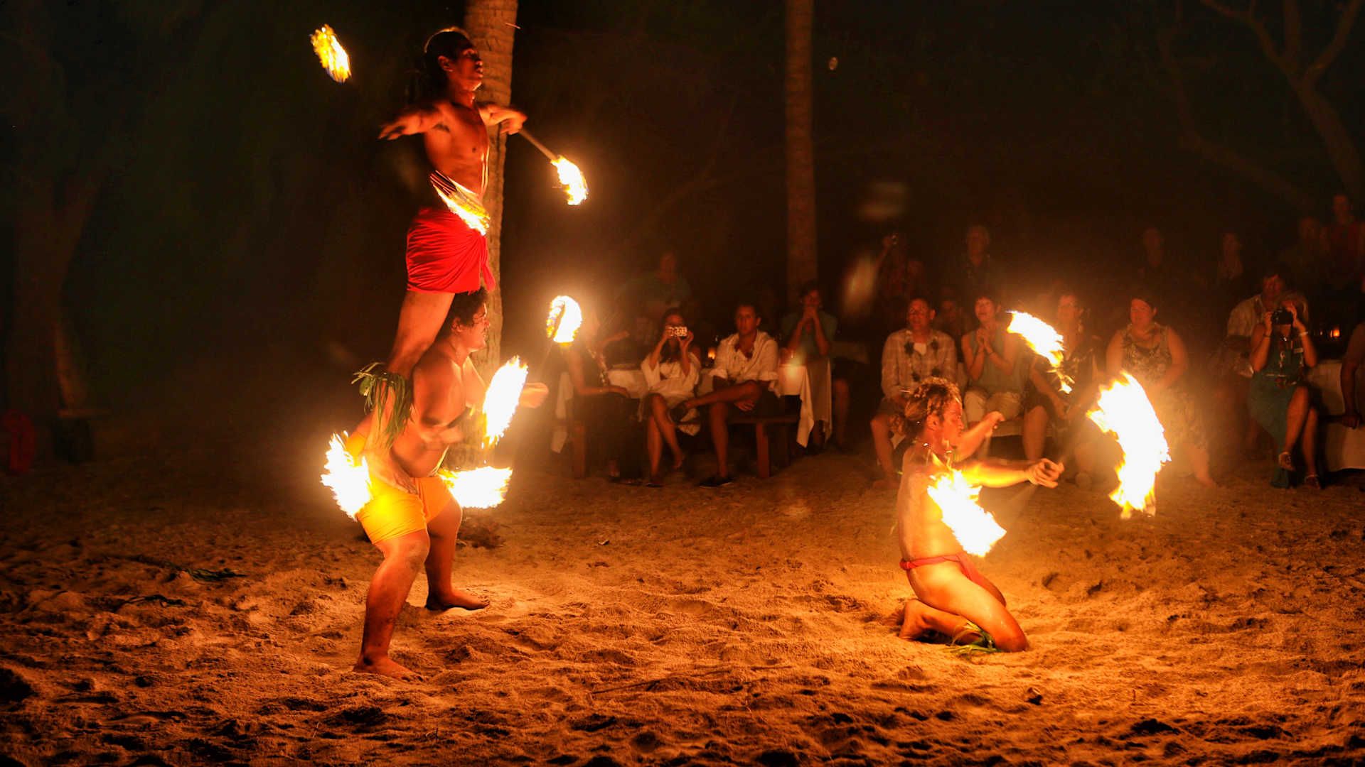 Immerse yourself in Tahitian culture at the Destination Discovery Event in Bora Bora and the Signature Beach Party in Motu Mahaea.